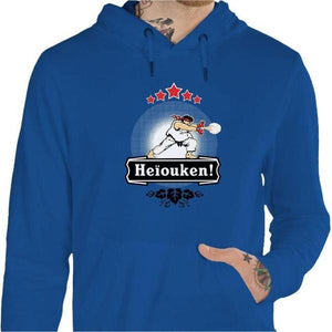 Sweat geek - Heiouken - Couleur Bleu Royal - Taille S