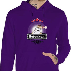 Sweat geek - Heiouken - Couleur Violet - Taille S