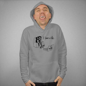 Sweat geek - Nerd - Couleur Gris Chine - Taille S