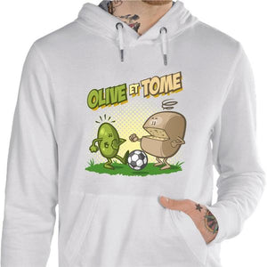 Sweat geek - Olive et Tome - Couleur Blanc - Taille S