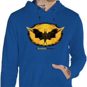 Sweat geek - Rorschach Batman - Couleur Bleu Royal - Taille S
