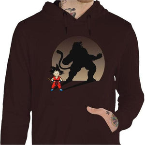 Sweat geek - The Beast Inside - Couleur Chocolat - Taille S