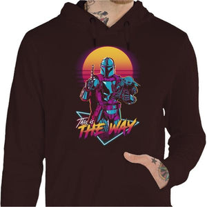 Sweat geek - This is the way - Couleur Chocolat - Taille S