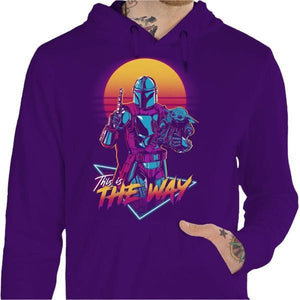 Sweat geek - This is the way - Couleur Violet - Taille S