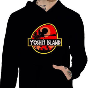 Sweat geek - Yoshi's Island - Couleur Noir - Taille S