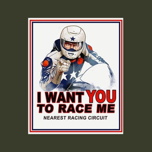 T SHIRT MOTO - I Want You - Couleur Army