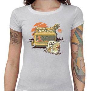 T-shirt Geekette - Amiral Snackbar - Couleur Blanc - Taille S
