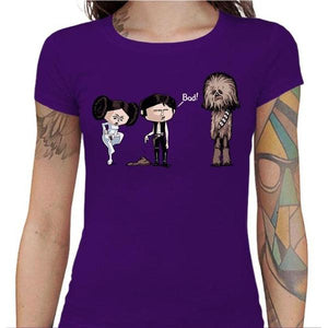 T-shirt Geekette - Bad - Couleur Violet - Taille S