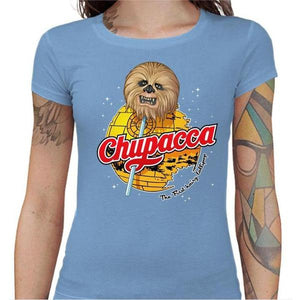 T-shirt Geekette - Chupacca - Couleur Ciel - Taille S