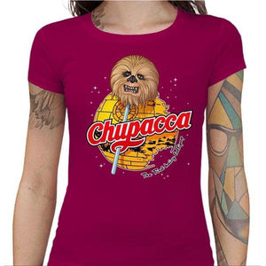 T-shirt Geekette - Chupacca - Couleur Fuchsia - Taille S