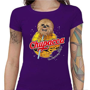 T-shirt Geekette - Chupacca - Couleur Violet - Taille S