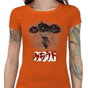 T-shirt Geekette - Cloud X Akira - Couleur Orange - Taille S