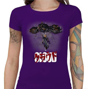 T-shirt Geekette - Cloud X Akira - Couleur Violet - Taille S