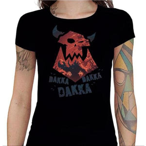 T-shirt Geekette - Dakka ! - Couleur Noir - Taille S
