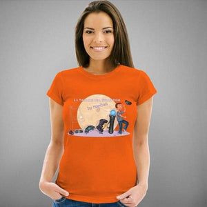 T-shirt Geekette - Evolution - Couleur Orange - Taille S