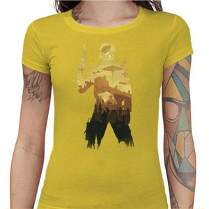 T-shirt Geekette - Han Solo - Couleur Jaune - Taille S