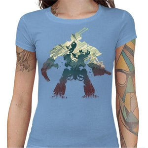 T-shirt Geekette - Imperial Knight - Couleur Ciel - Taille S