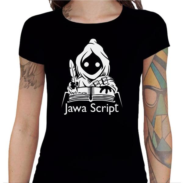 T-shirt Geekette - Jawa Script