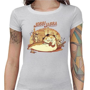 T-shirt Geekette - Jobbi Jabba - Couleur Blanc - Taille S