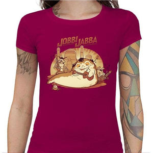 T-shirt Geekette - Jobbi Jabba - Couleur Fuchsia - Taille S