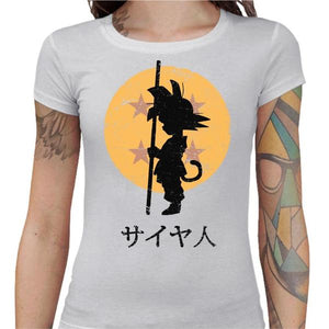 T-shirt Geekette - Looking for the Dragon Ball - Couleur Blanc - Taille S