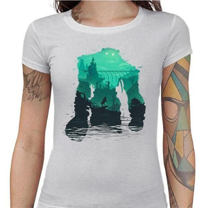 T-shirt Geekette - Shadow of the Colossus - Couleur Blanc - Taille S