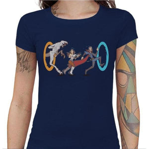 T-shirt Geekette - Stranger Portal - Couleur Bleu Nuit - Taille S