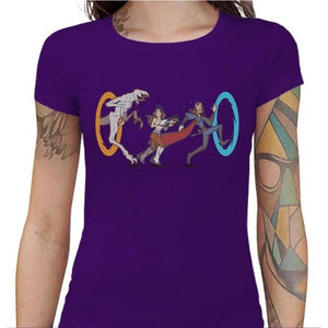 T-shirt Geekette - Stranger Portal - Couleur Violet - Taille S