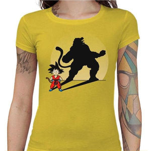 T-shirt Geekette - The Beast Inside - Couleur Jaune - Taille S
