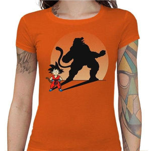 T-shirt Geekette - The Beast Inside - Couleur Orange - Taille S