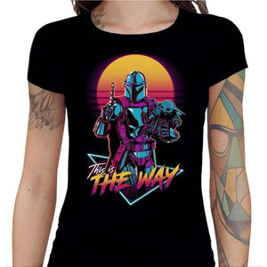 T-shirt Geekette - This is the way - Couleur Noir - Taille S