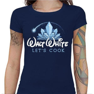 T-shirt Geekette - Walt White - Couleur Bleu Nuit - Taille S