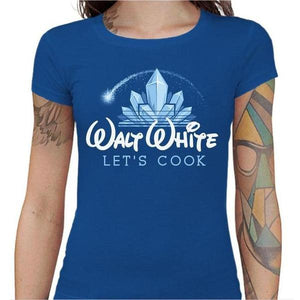 T-shirt Geekette - Walt White - Couleur Bleu Royal - Taille S