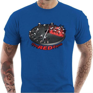 T shirt Motard homme - The Red Zone - Couleur Bleu Royal - Taille S