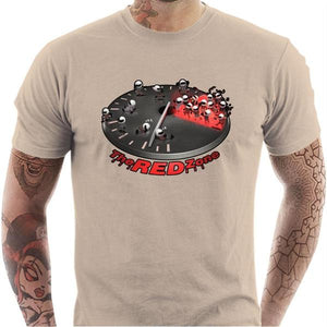 T shirt Motard homme - The Red Zone - Couleur Sable - Taille S