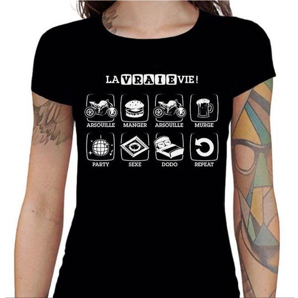 T shirt Motarde - La Vraie Vie