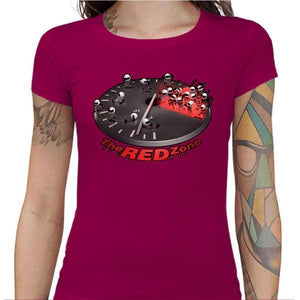 T shirt Motarde - The Red Zone - Couleur Fuchsia - Taille S