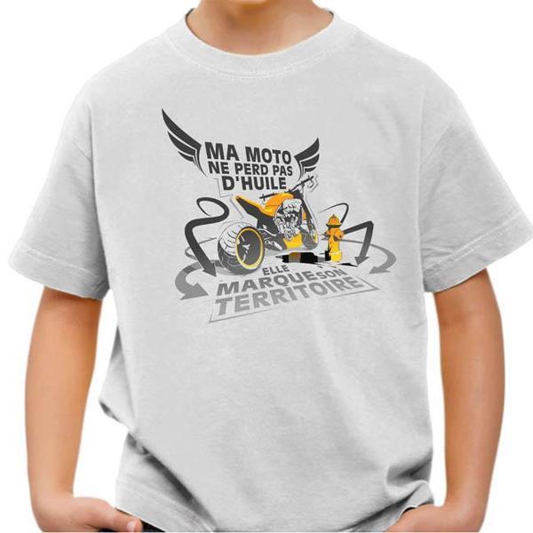 T shirt Moto Enfant - Mon territoire