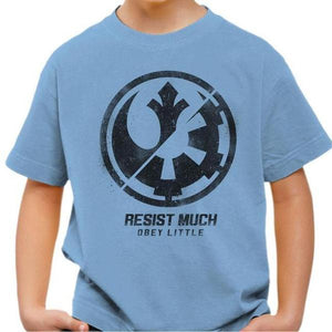 T-shirt enfant geek - Alliance Empire - Couleur Ciel - Taille 4 ans