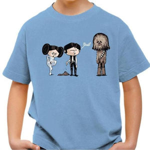 T-shirt enfant geek - BAD - Couleur Ciel - Taille 4 ans