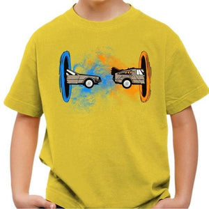 T-shirt enfant geek - BAD - Couleur Jaune - Taille 4 ans