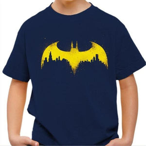 T-shirt enfant geek - Batman - Couleur Bleu Nuit - Taille 4 ans