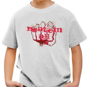 T-shirt enfant geek - Beat'em all - Couleur Blanc - Taille 4 ans