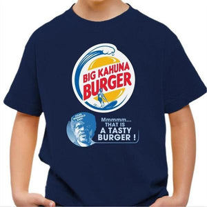 T-shirt enfant geek - Big Kahuna Burger - Couleur Bleu Nuit - Taille 4 ans