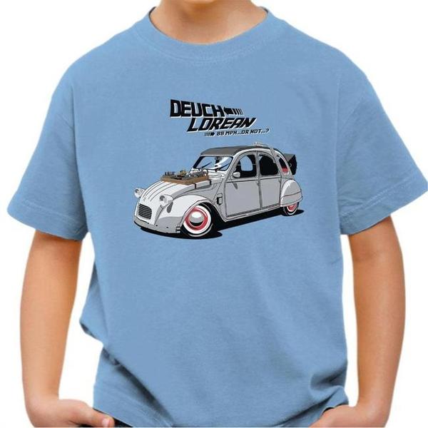 T-shirt enfant geek - Deuch' Lorean - DeLorean