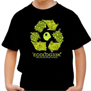 T-shirt enfant geek - Ecolog33k - Couleur Noir - Taille 4 ans