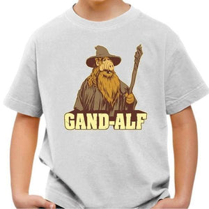 T-shirt enfant geek - Gandalf Alf - Couleur Blanc - Taille 4 ans