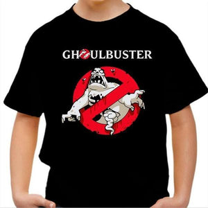 T-shirt enfant geek - Ghoulbuster - Couleur Noir - Taille 4 ans