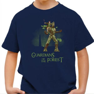 T-shirt enfant geek - Guardians - Couleur Bleu Nuit - Taille 4 ans