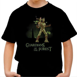 T-shirt enfant geek - Guardians - Couleur Noir - Taille 4 ans